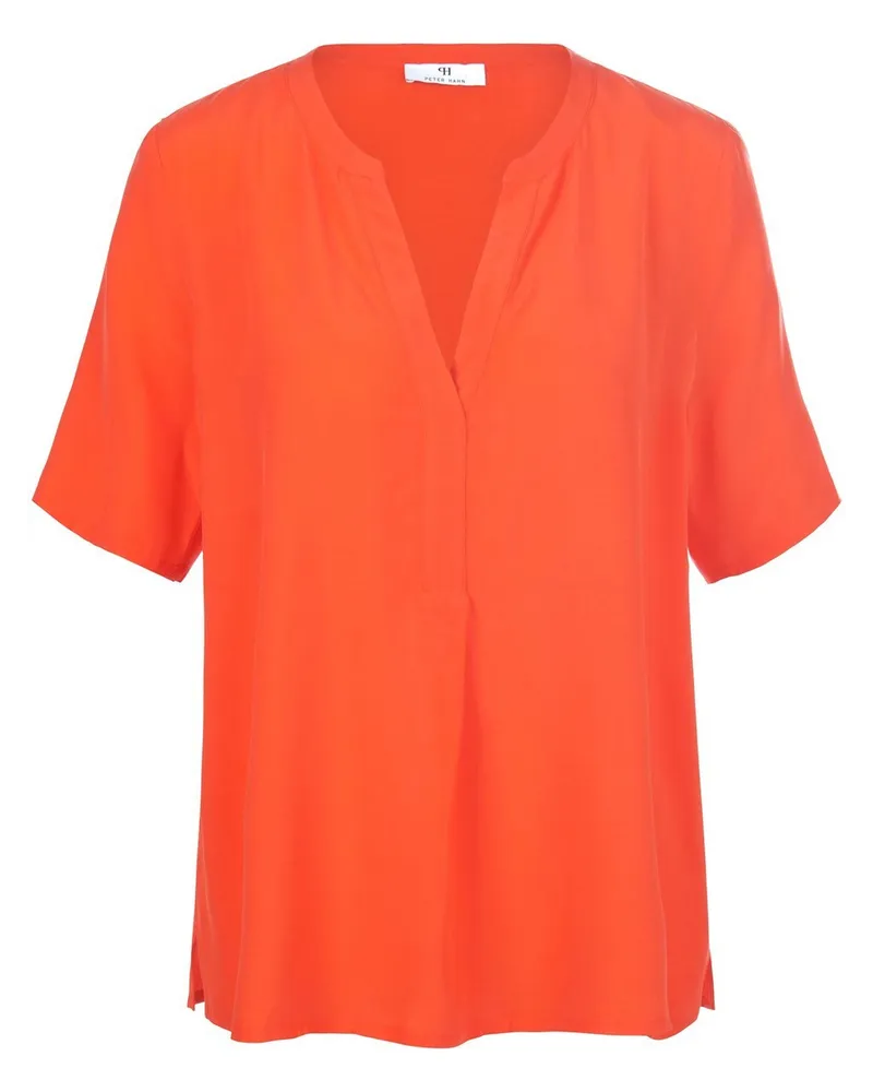 Peter Hahn Bluse  rot Rot