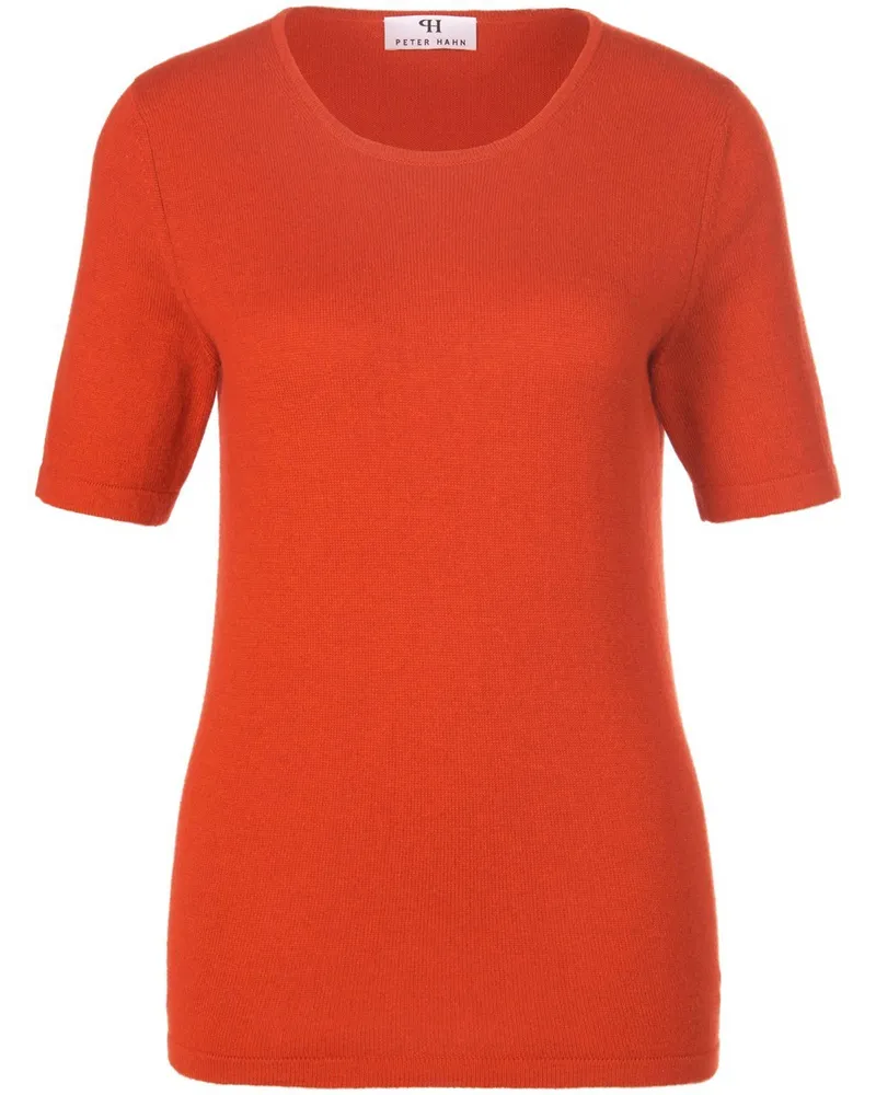 Peter Hahn Rundhals-Pullover aus Seide Kaschmir  Seide/Kaschmir orange Orange