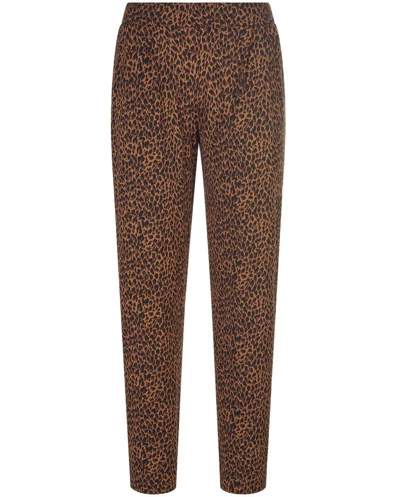 Green Cotton Knöchellange Bundfalten-Hose Karla  schwarz Schwarz