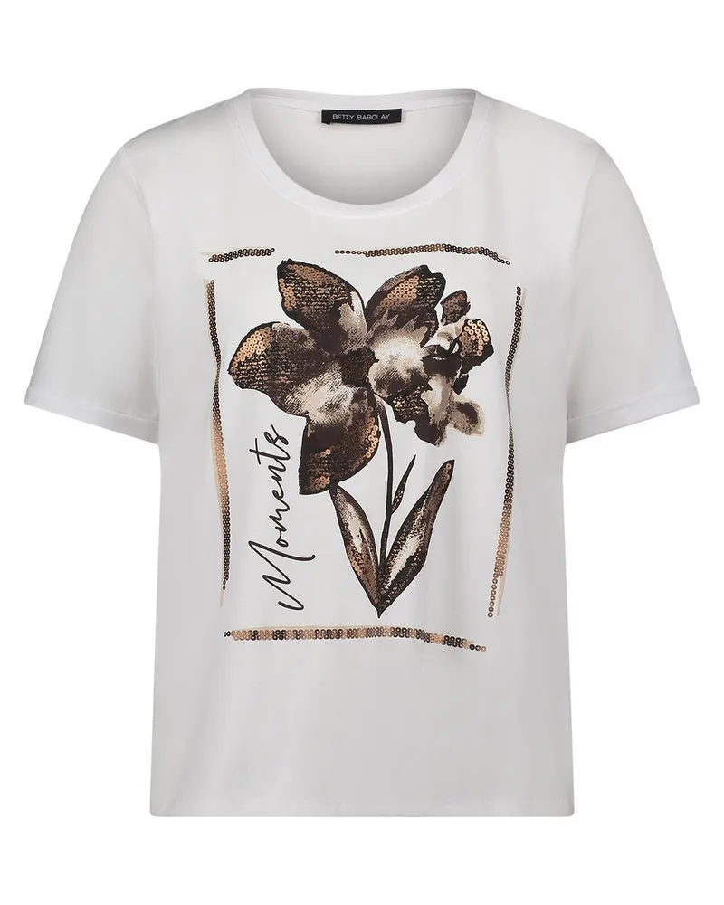 Betty Barclay Rundhals-Shirt  weiss Weiss
