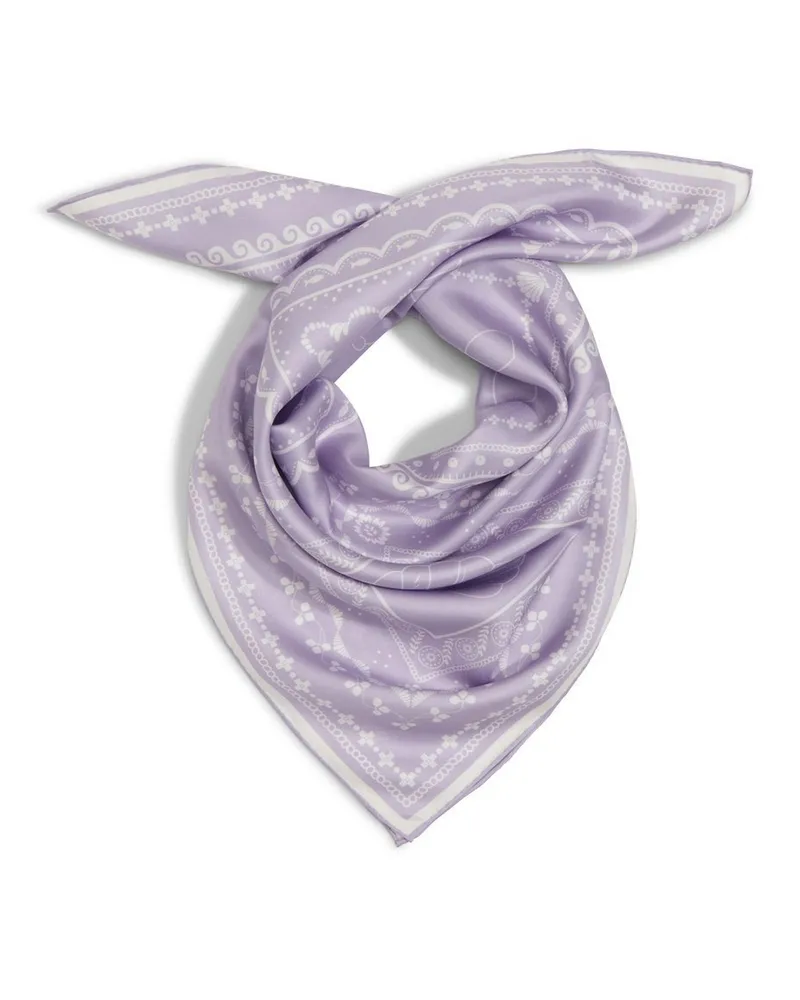 Peter Hahn Nicki-Tuch aus 100% Seide  lila Lila
