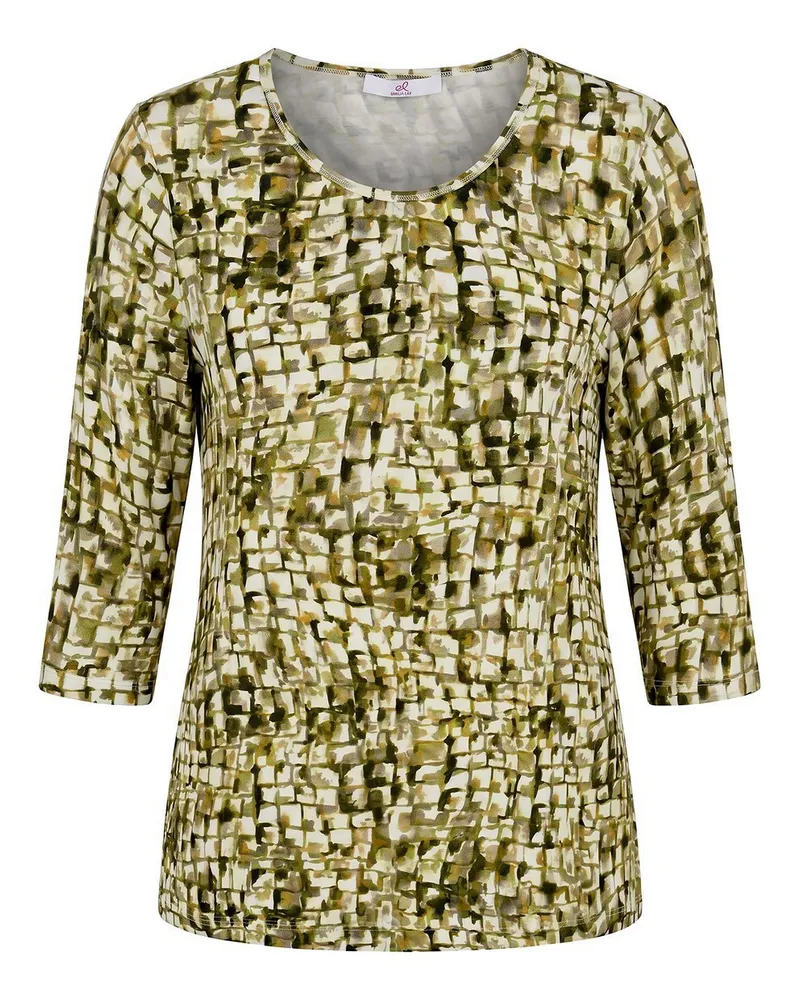 Emilia Lay Rundhals-Shirt 3/4-Arm  grün Grün