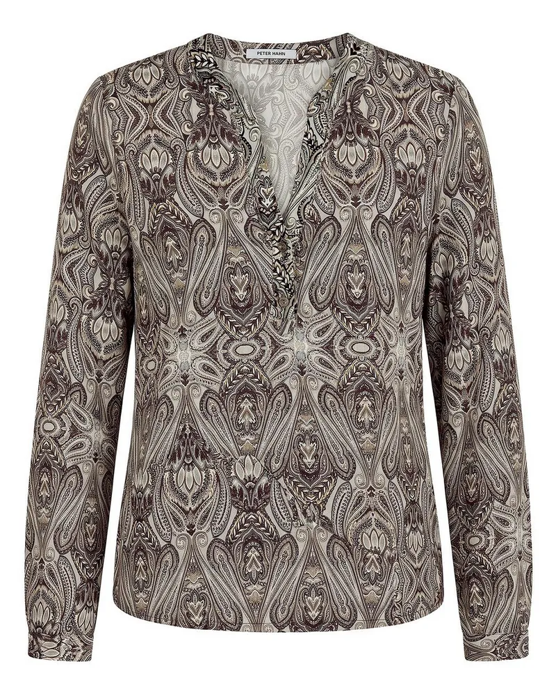 Peter Hahn Bluse  grau Grau