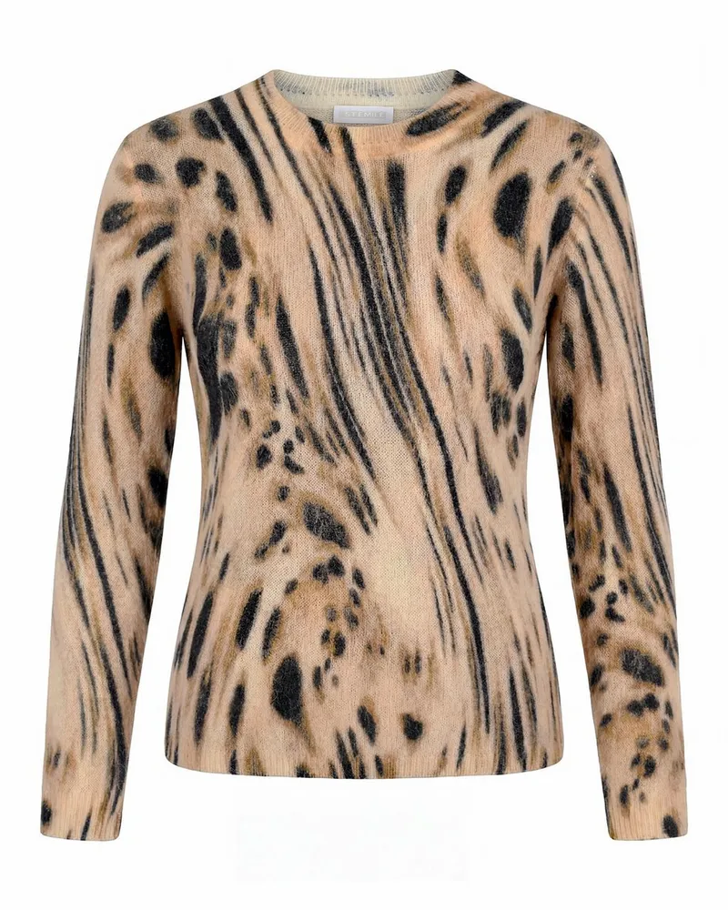 St. Emile Rundhals-Pullover  braun Braun