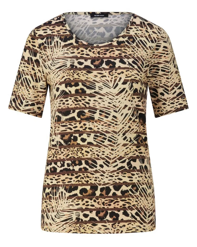 Peter Hahn Rundhals-Shirt  beige Beige