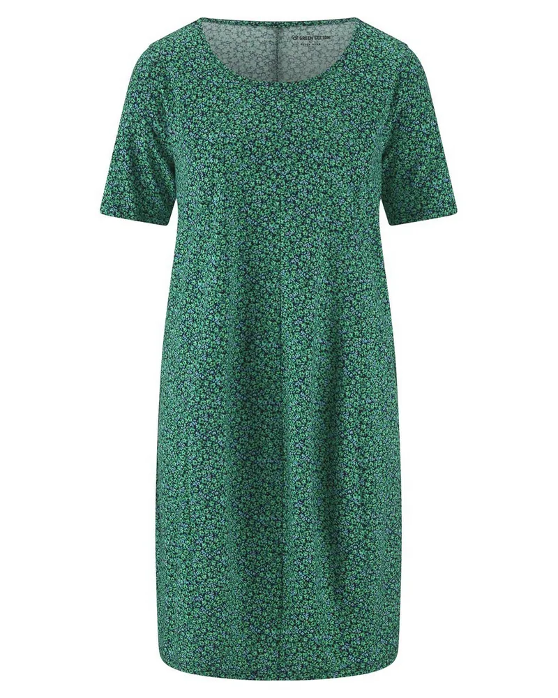 Green Cotton Kleid Oda  grün Grün