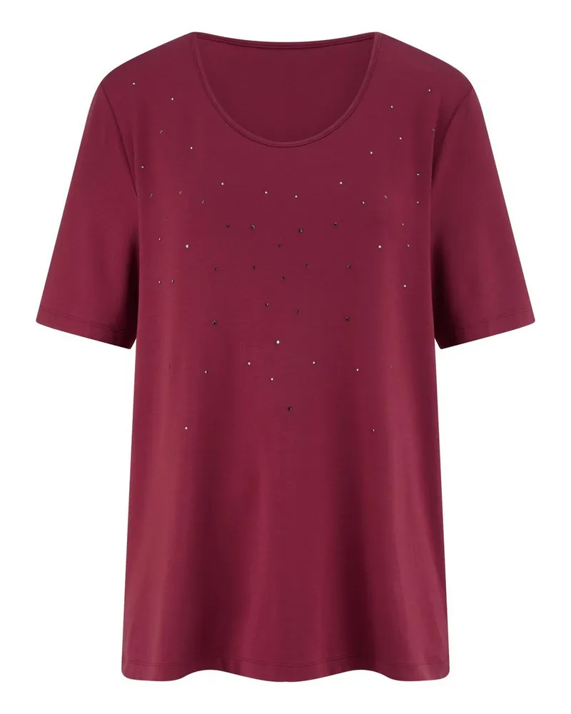 Emilia Lay Rundhals-Shirt  rot Rot