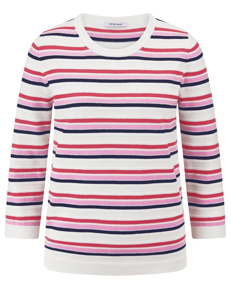 Peter Hahn Rundhals-Pullover  rot Rot