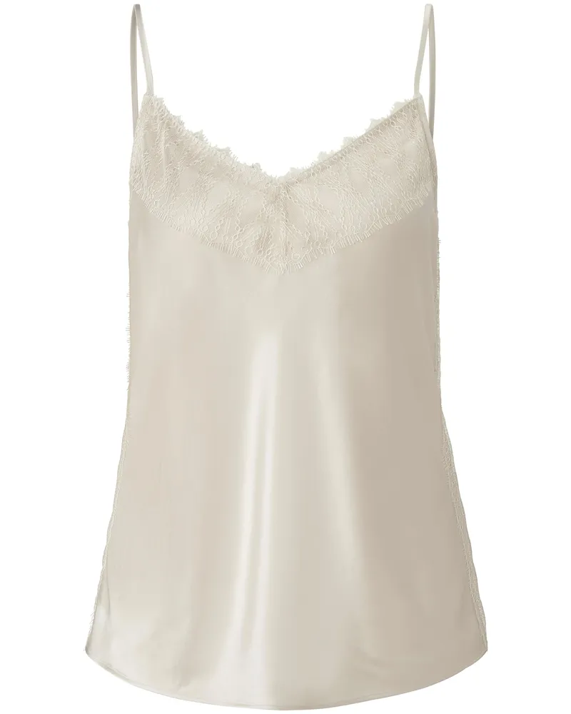 Peter Hahn Spaghettiträger-Top  Seidenreich beige Beige