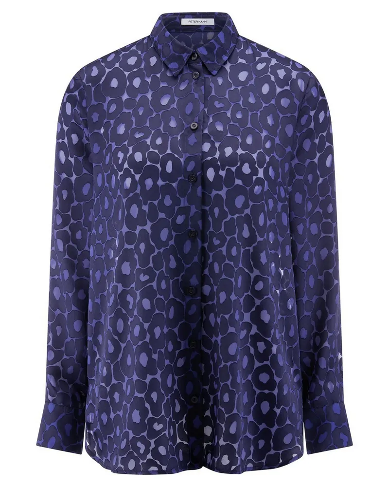 Peter Hahn Long-Bluse  blau Blau