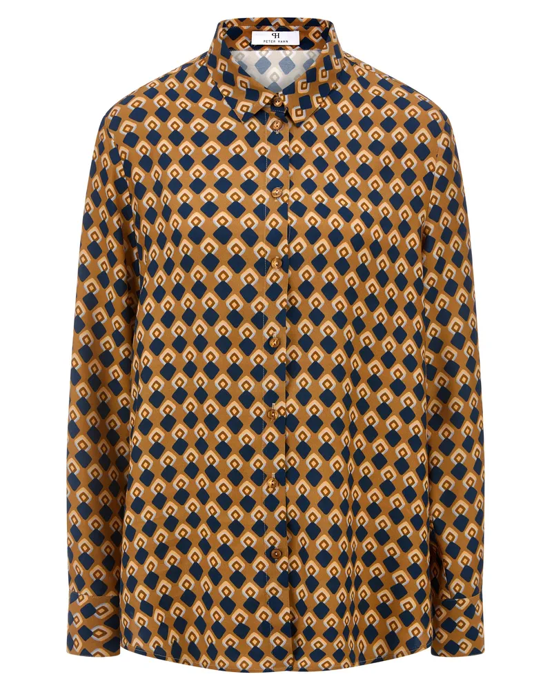 Peter Hahn Long-Bluse  braun Braun