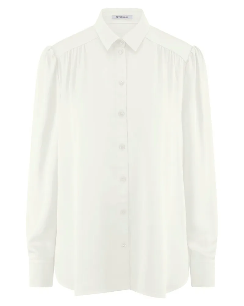 Peter Hahn Bluse  weiss Weiss