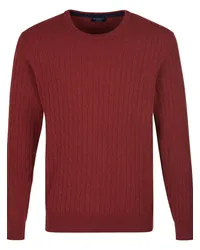 Hackett Rundhals-Pullover  rot Rot