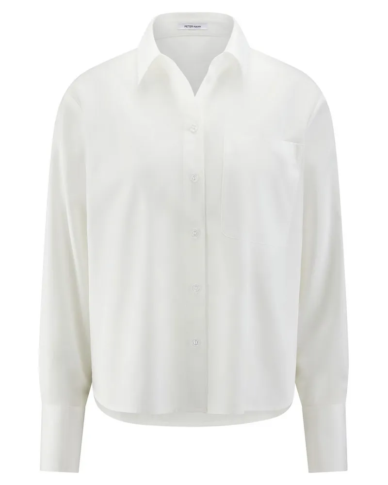 Peter Hahn Bluse  weiss Weiss