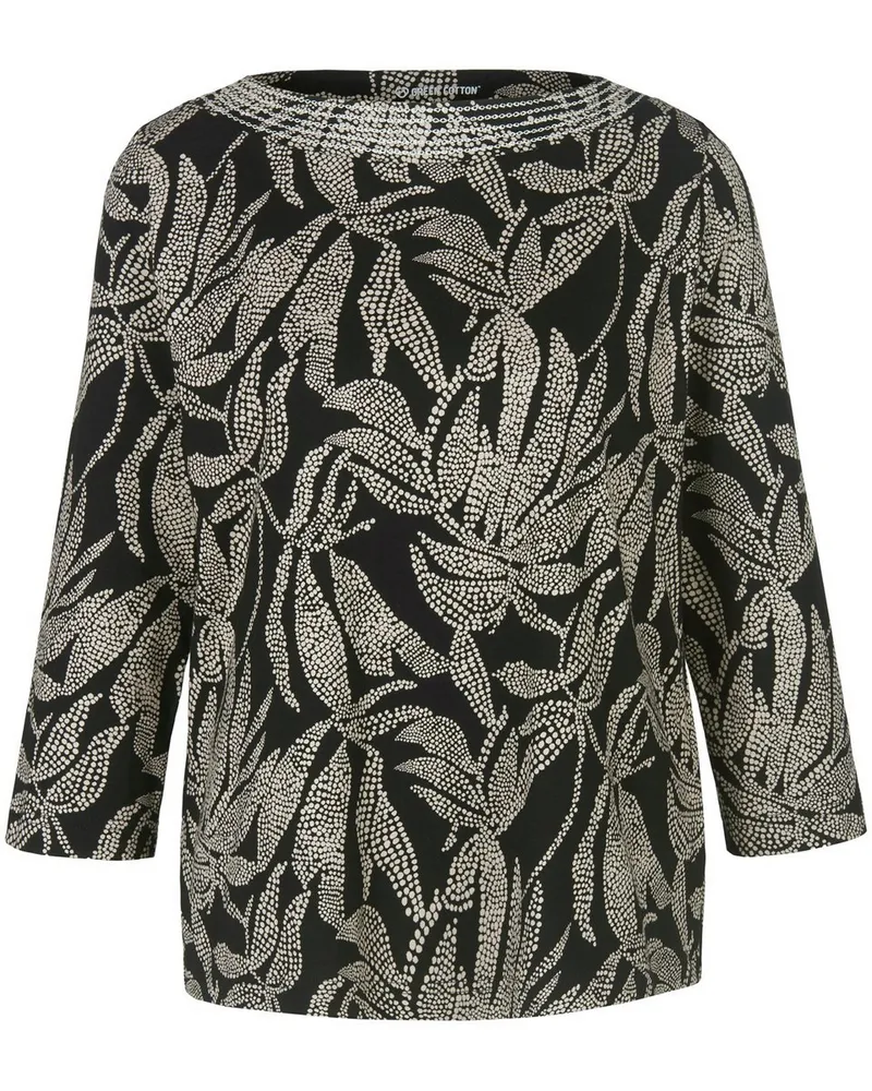 Green Cotton Shirt Maja  schwarz Schwarz