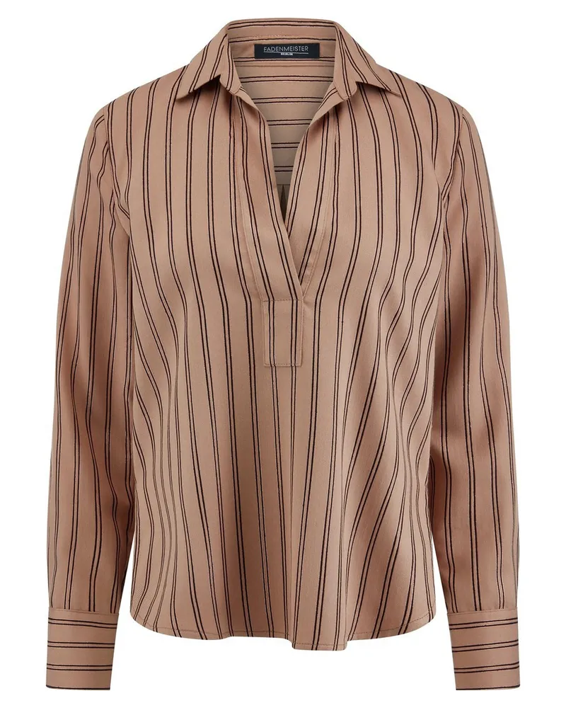 FADENMEISTER BERLIN Bluse zum Schlupfen  beige Beige