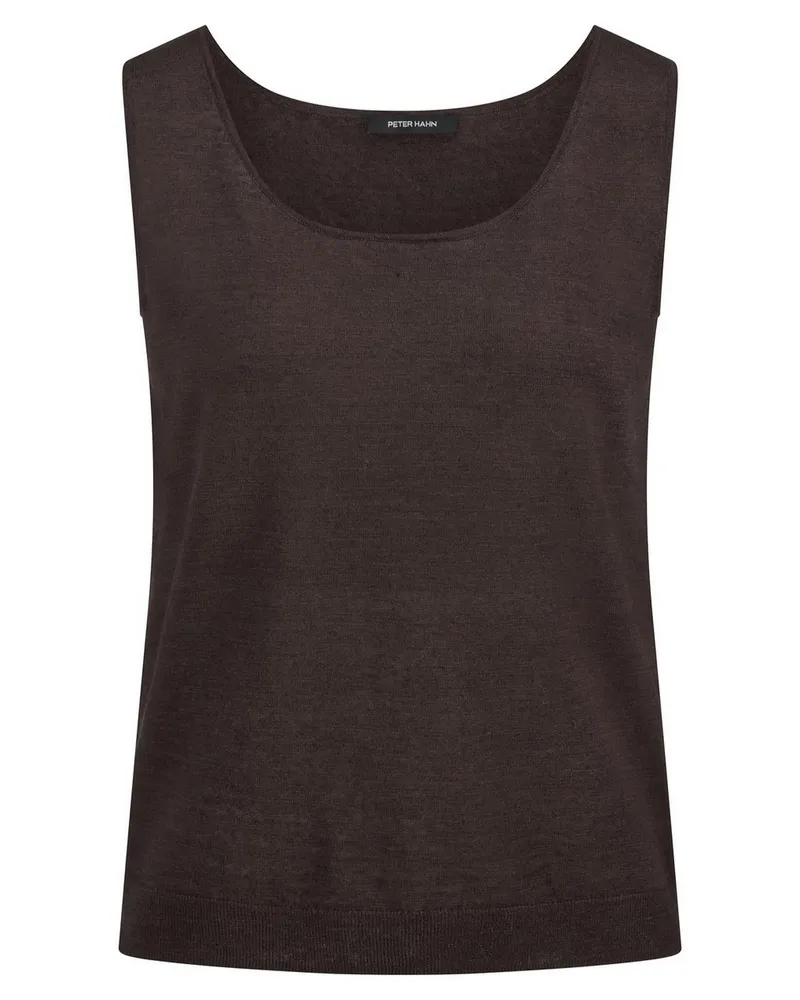 Peter Hahn Stricktop  braun Braun