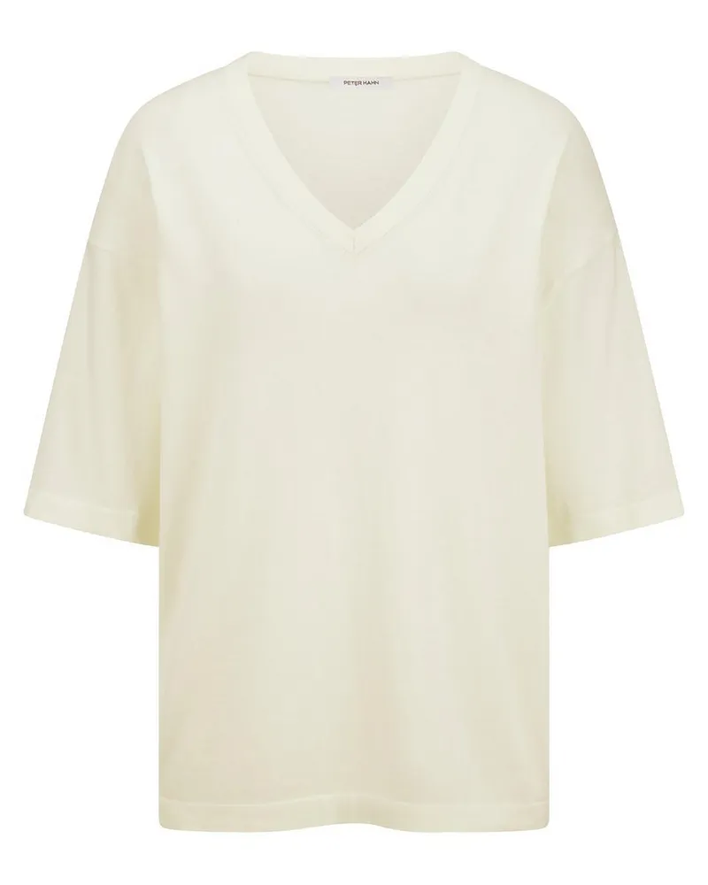 Peter Hahn V-Pullover  weiss Weiss