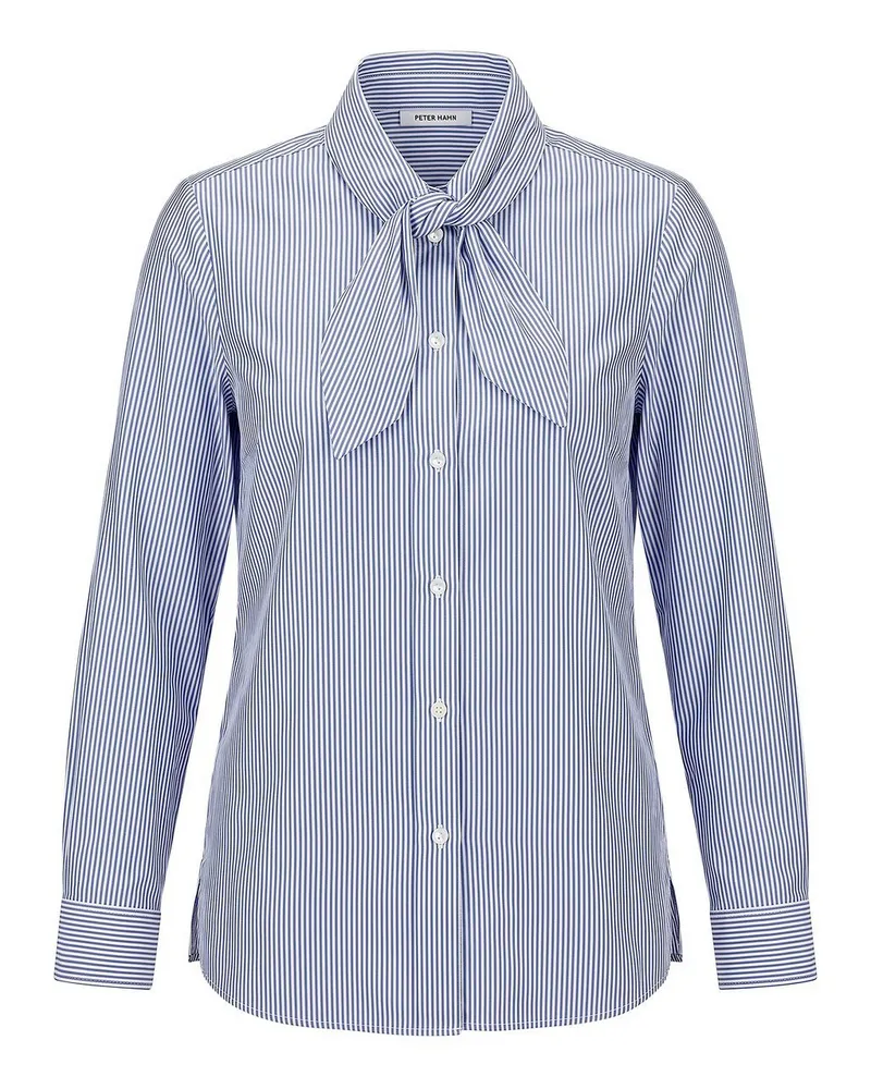 Peter Hahn Bluse  blau Blau