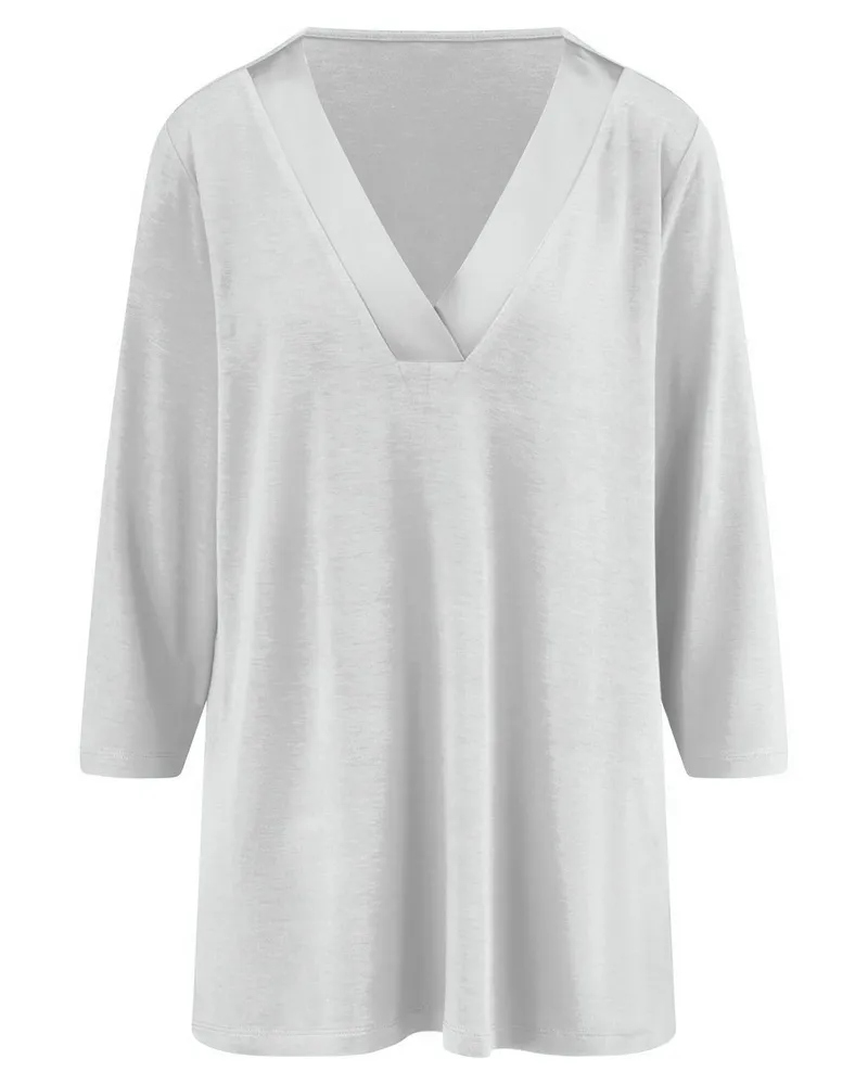 Emilia Lay V-Shirt  weiss Weiss