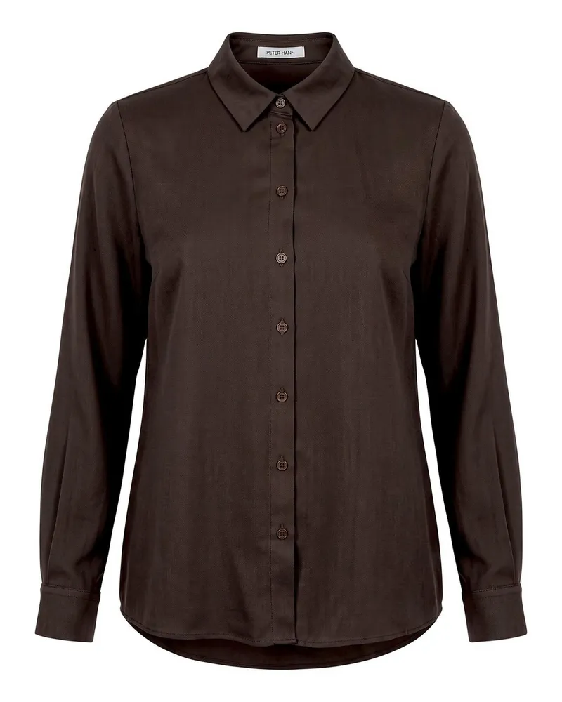 Peter Hahn Long-Bluse  braun Braun