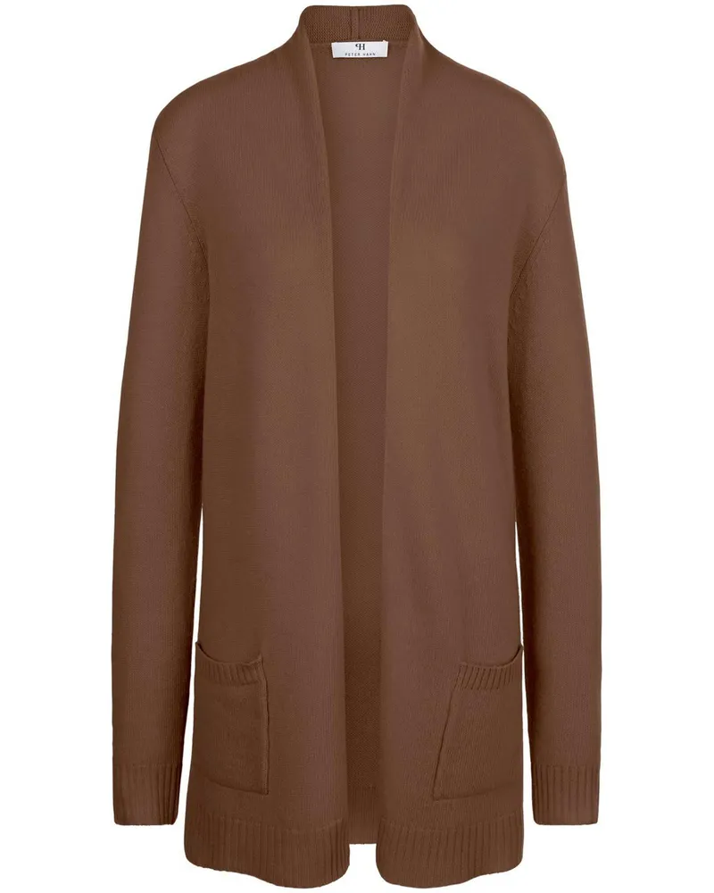 Peter Hahn Cardigan aus 100% Schurwolle  braun Braun