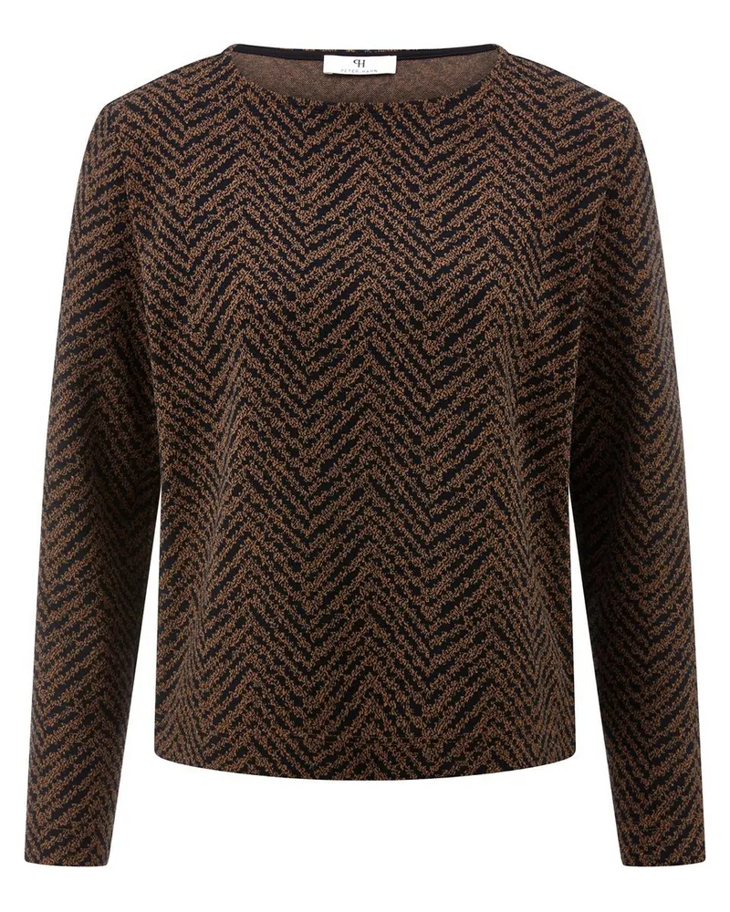 Peter Hahn Sweatshirt Rundhals-Ausschnitt  blau Blau