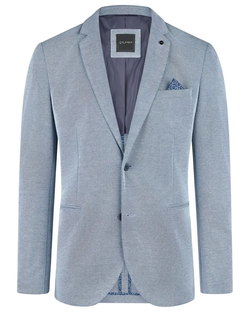 CALAMAR Jersey-Sakko  blau Blau