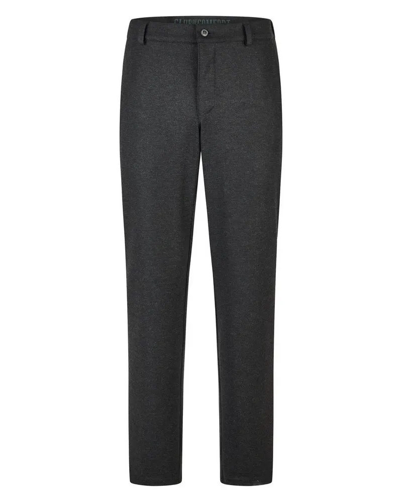 Club of Comfort Jersey-Flatfront-Hose  grau Grau