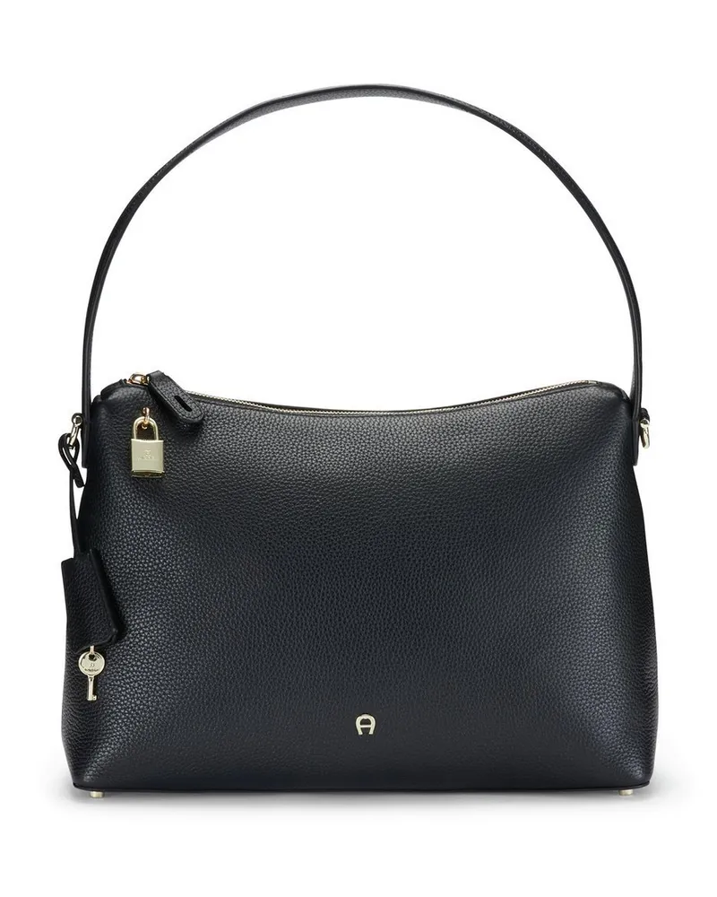 Aigner Handtasche Delia M  schwarz Schwarz