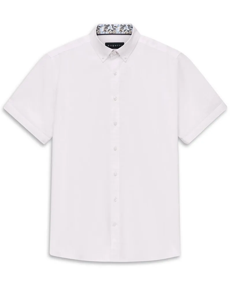Bugatti Hemd Modern Fit  weiss Weiss