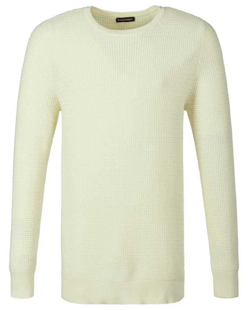 Louis Sayn Rundhals-Pullover  weiss Weiss