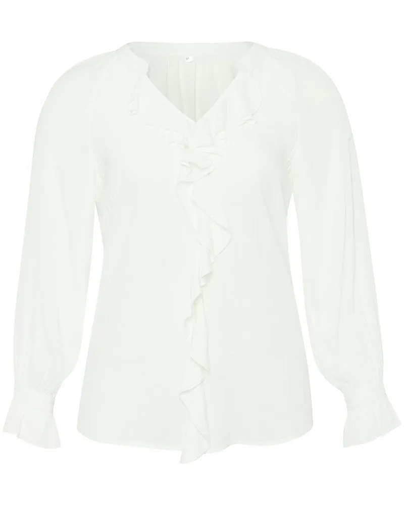 Anna Aura Bluse  weiss Weiss