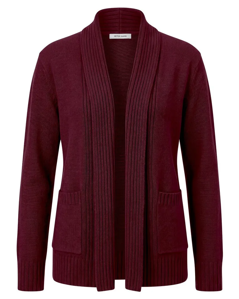Peter Hahn Strickjacke  rot Rot