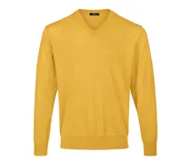 V-Pullover  gelb