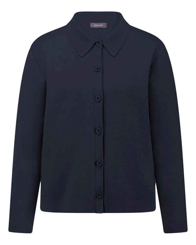 Basler Strickjacke  blau Blau