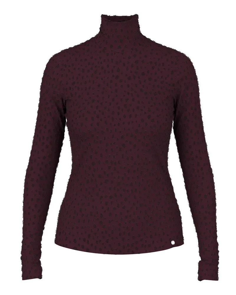 Marc Cain Shirt Stehkragen  rot Rot