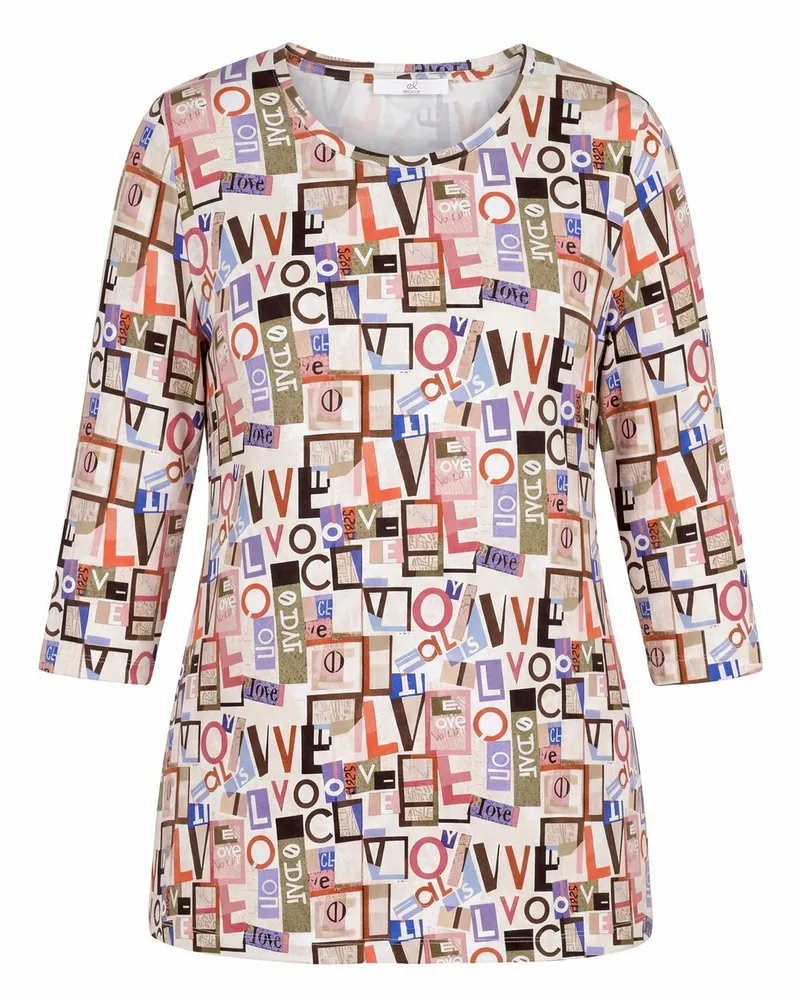 Emilia Lay Rundhals-Shirt  beige Beige