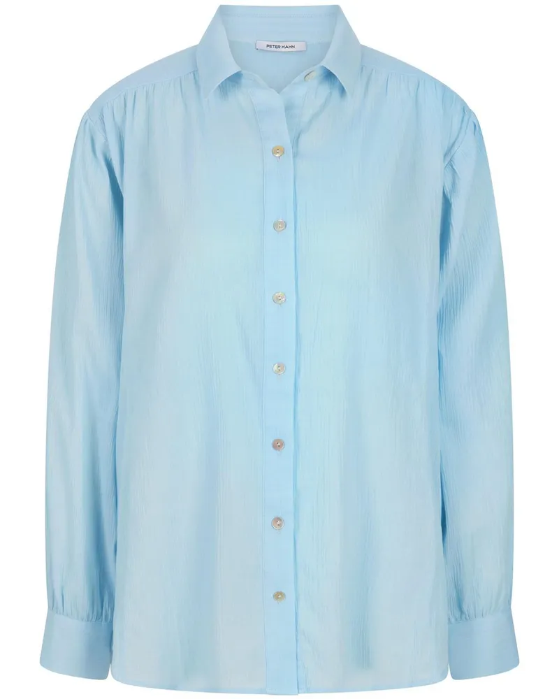 Peter Hahn Long-Bluse  blau Blau