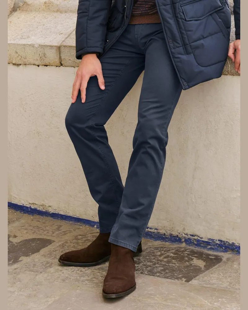 Atelier GARDEUR 5-Pocket-Hose  blau Blau