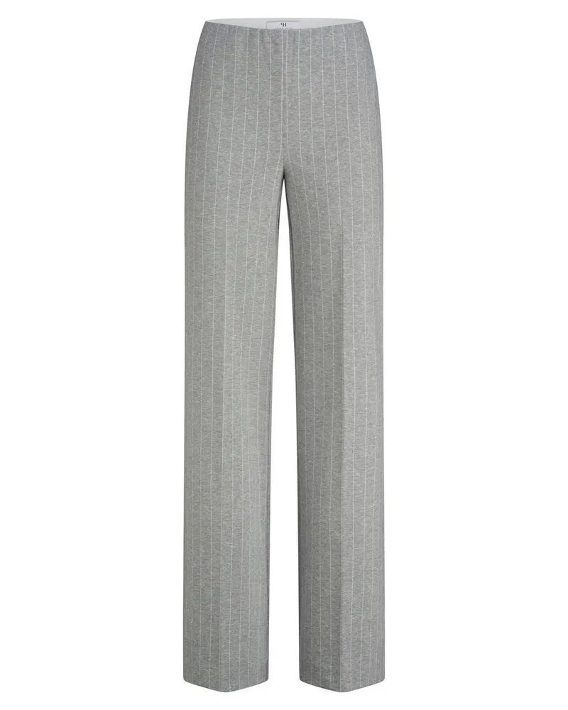 Peter Hahn Wide Fit-Jersey-Hose  grau Grau