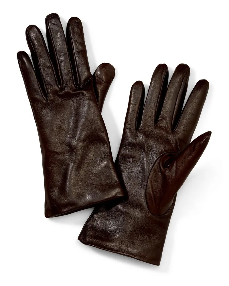 Peter Hahn Handschuhe  braun Braun