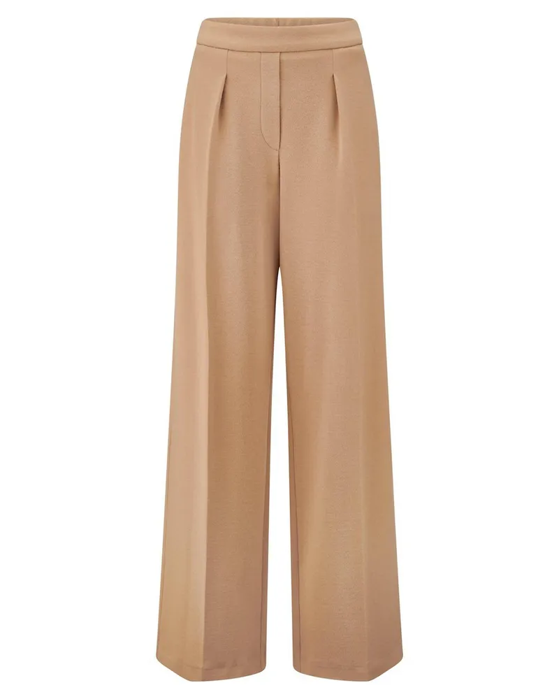 Peter Hahn Wide Fit-Jersey-Hose  braun Braun