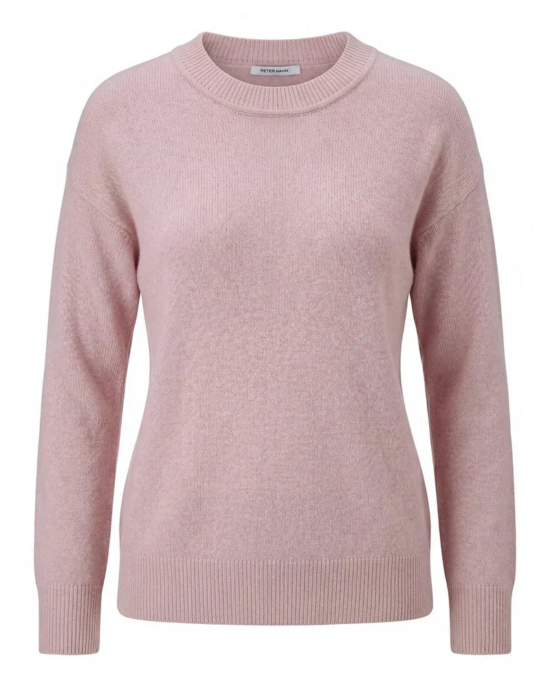 Peter Hahn Rundhals-Pullover Kaschmir  rosé Rosé