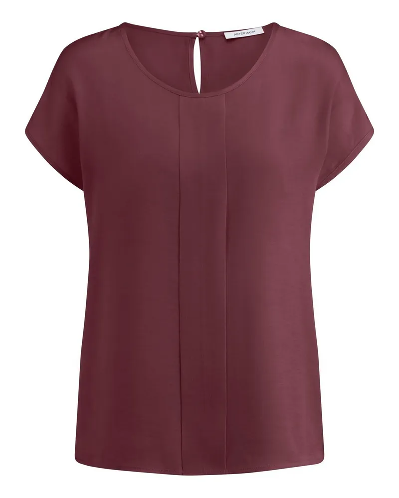 Peter Hahn Bluse  rot Rot