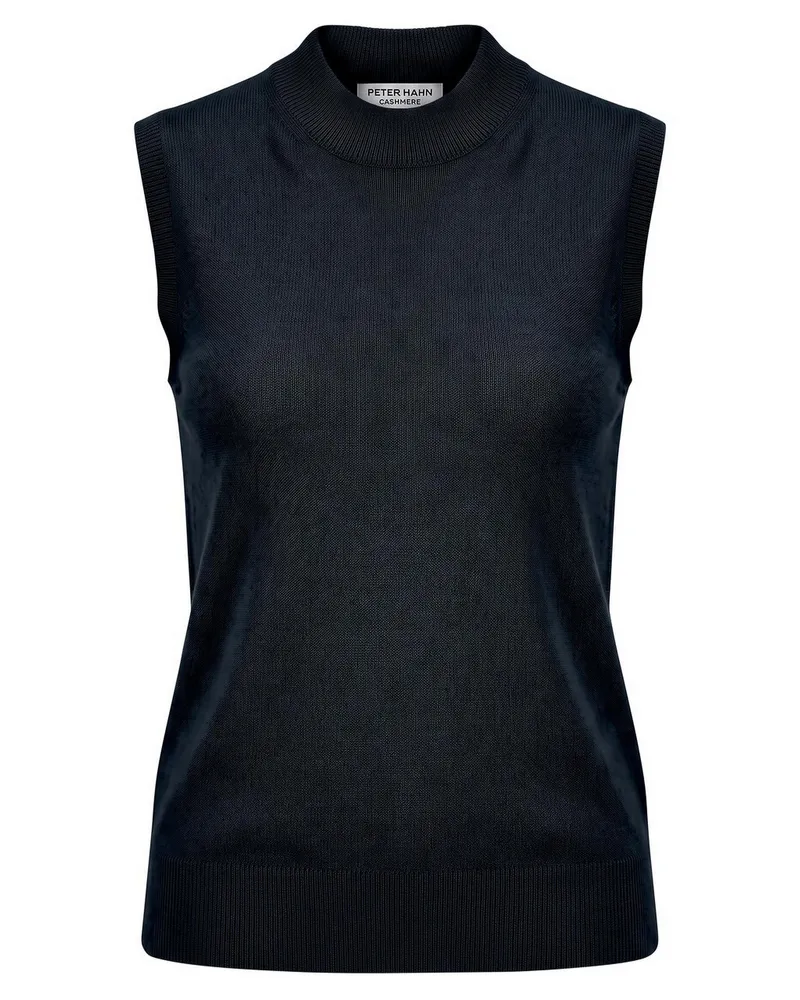 Peter Hahn Stricktop  blau Blau