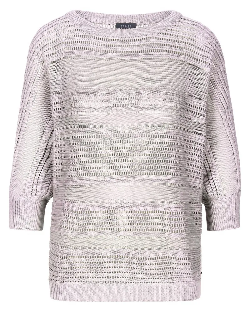Basler Strickpullover  lila Lila