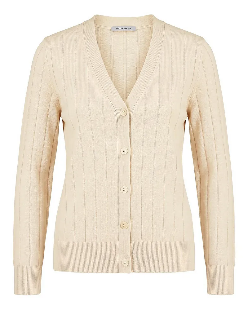 Peter Hahn Strickjacke  weiss Weiss