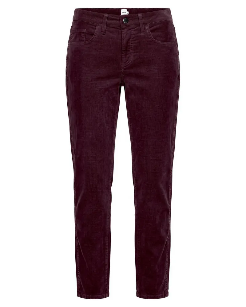 Brax Knöchellange Cord-Hose  lila Lila