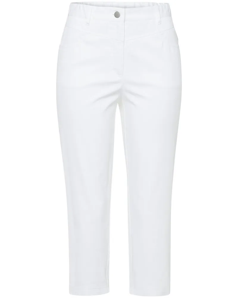 Peter Hahn Comfort Fit Caprihose  weiss Weiss